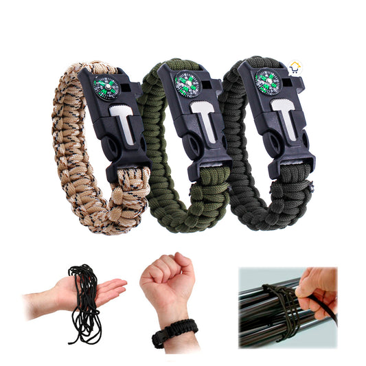 Combo Pulseras Supervivencia Paracord paga 1 y lleva 3!