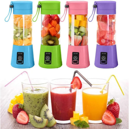 Licuadora Portátil Proteína Jugos 380ml Usb Recargable